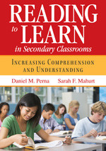 Reading to Learn in Secondary Classrooms: Increasing Comprehension and Understanding book cover by 