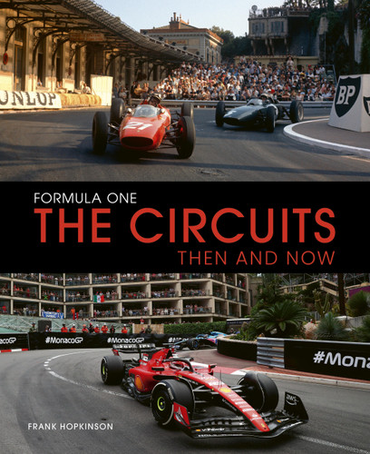 Formula One The Circuits: Then and Now book cover by Frank Hopkinson