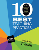 Ten Best Teaching Practices: How Brain Research and Learning Styles Define Teaching Competencies book cover by Donna Walker Tileston