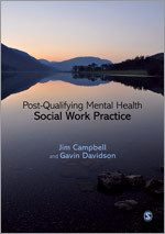 Post-Qualifying Mental Health Social Work Practice book cover by Jim Campbell, Gavin Davidson