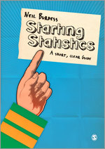Starting Statistics: A Short, Clear Guide book cover by Neil Burdess