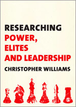Researching Power, Elites and Leadership book cover by Christopher Williams