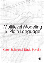 Multilevel Modeling in Plain Language book cover by Karen Robson, David Pevalin