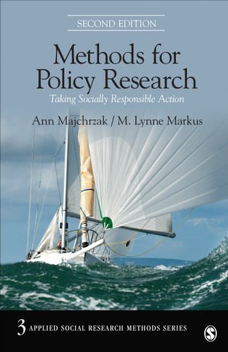 Methods for Policy Research: Taking Socially Responsible Action (Applied Social Research Methods) book cover by Ann Majchrzak, M. Lynne Markus
