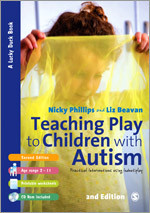 Teaching Play to Children with Autism: Practical Interventions using Identiplay (Lucky Duck Books) book cover by Nicky Phillips, Liz Beavan