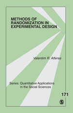 Methods of Randomization in Experimental Design (Quantitative Applications in the Social Sciences) book cover by Valentim R. Alferes