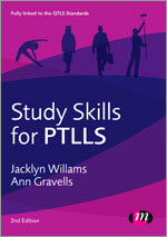 Study Skills for PTLLS (Further Education and Skills) book cover by Jacklyn Williams, Ann Gravells