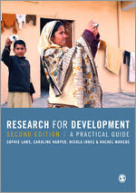 Research for Development: A Practical Guide book cover by Sophie Laws, Caroline Harper, Nicola Jones, Rachel Marcus
