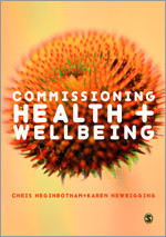 Commissioning Health and Wellbeing book cover by Chris Heginbotham, Karen Newbigging