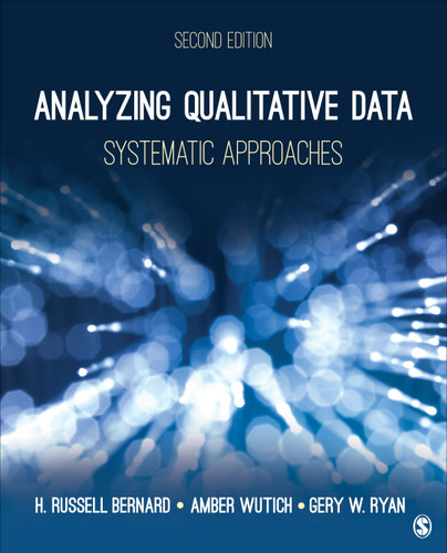 Analyzing Qualitative Data: Systematic Approaches book cover by H. Russell Bernard, Amber Wutich, Gery W. Ryan