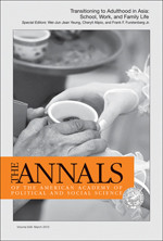Transitioning to Adulthood in Asia: School, Work, and Family Life (The ANNALS of the American Academy of Political and Social Science Series) book cover by 