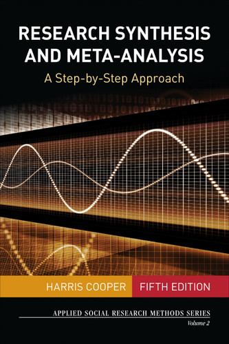 Research Synthesis and Meta-Analysis: A Step-by-Step Approach (Applied Social Research Methods) book cover by Harris  Cooper