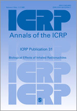 ICRP Publication 31: Biological Effects of Inhaled Radionuclides (Annals of the ICRP) book cover by ICRP