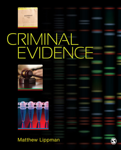 Criminal Evidence book cover by Matthew Lippman