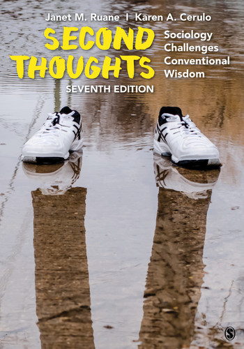Second Thoughts: Sociology Challenges Conventional Wisdom book cover by Janet M. Ruane, Karen A. Cerulo