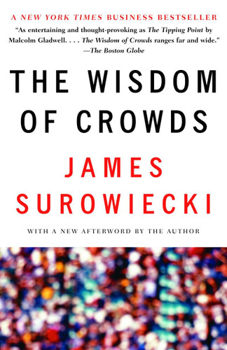 The Wisdom of Crowds book cover by James Surowiecki