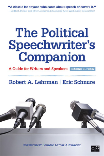 The Political Speechwriter′s Companion: A Guide for Writers and Speakers book cover by Robert A. Lehrman, Eric Schnure