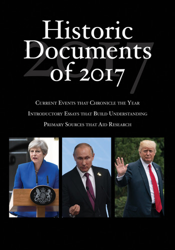 Historic Documents of 2017 book cover by 