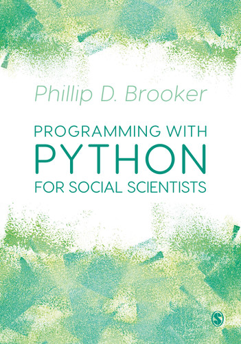 Programming with Python for Social Scientists book cover by Phillip D. Brooker