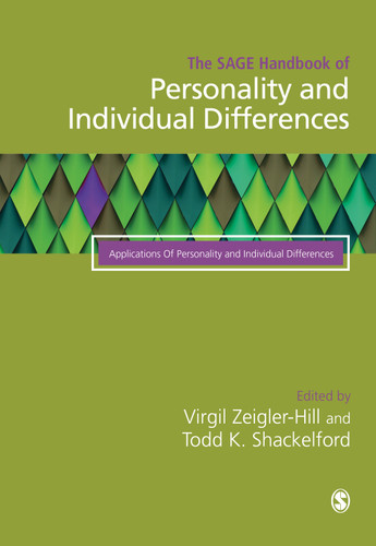 The SAGE Handbook of Personality and Individual Differences: Volume III: Applications of Personality and Individual Differences book cover by 