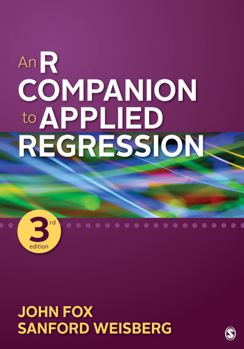 An R Companion to Applied Regression book cover by John Fox, Sanford Weisberg
