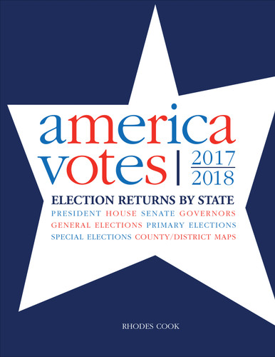 America Votes 33: 2017-2018, Election Returns by State book cover by Rhodes Cook