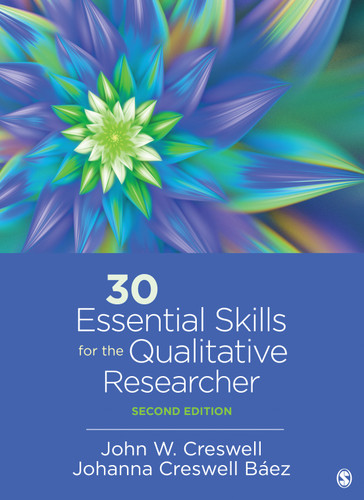30 Essential Skills for the Qualitative Researcher book cover by John W. Creswell, Johanna Creswell Báez