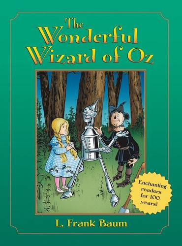 The Wonderful Wizard of Oz book cover by L. Frank Baum
