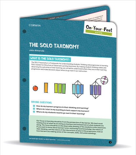 On-Your-Feet Guide: The SOLO Taxonomy (On-Your-Feet-Guides) book cover by John Almarode
