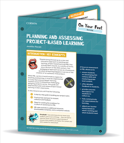 On-Your-Feet Guide: Planning and Assessing Project-Based Learning (On-Your-Feet-Guides) book cover by Jennifer Pieratt