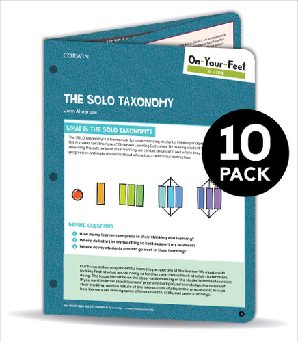 BUNDLE: Almarode: On-Your-Feet Guide: The SOLO Taxonomy: 10 Pack (On-Your-Feet-Guides) book cover by John Almarode