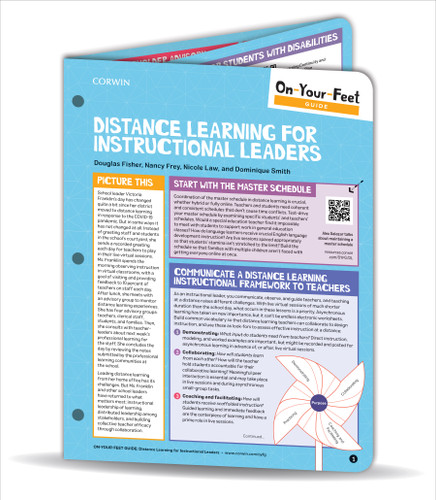 On-Your-Feet Guide: Distance Learning for Instructional Leaders (On-Your-Feet-Guides) book cover by Douglas Fisher, Nancy Frey, Nicole Law, Dominique Smith