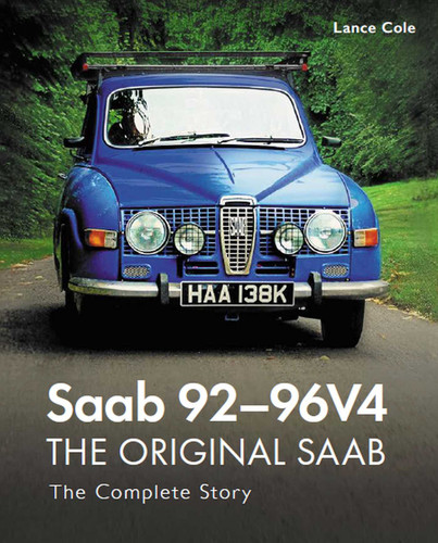 Saab 92-96V4: The Complete Story book cover by Lance Cole