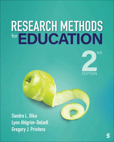 Research Methods for Education book cover by Sandra L. Dika, Lynn Ahlgrim-Delzell, Gregory J. Privitera