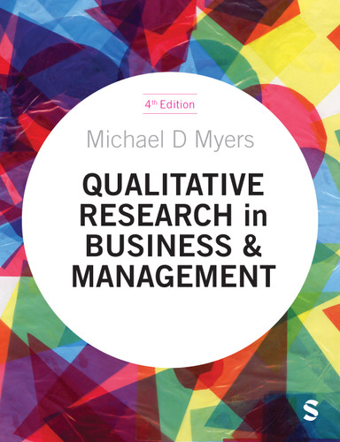 Qualitative Research in Business and Management book cover by Michael D Myers