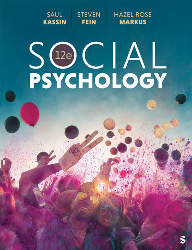 Social Psychology book cover by Saul Kassin, Steven Fein, Hazel Rose Markus