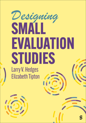 Designing Small Evaluation Studies book cover by Larry V. Hedges, Elizabeth Tipton