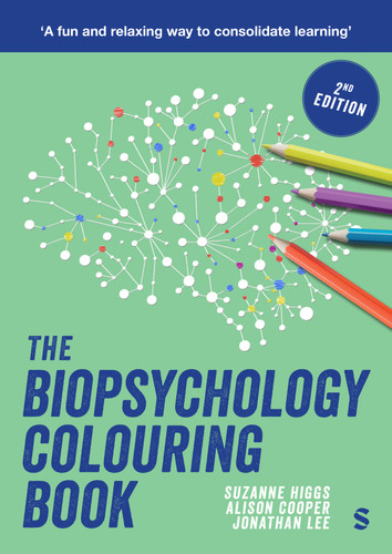 The Biopsychology Colouring Book book cover by Suzanne Higgs, Alison Cooper, Jonathan Lee