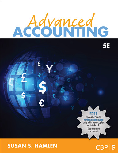 Advanced Accounting book cover by Susan S. Hamlen