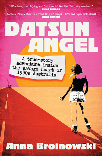 Datsun Angel book cover by Anna Broinowski