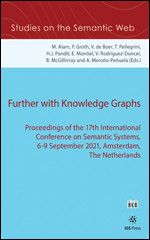 Further with Knowledge Graphs: Proceedings of the 17th International Conference on Semantic Systems, 6-9 September 2021, Amsterdam, The Netherlands book cover by 