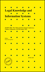 Legal Knowledge and Information Systems: JURIX 2021: The Thirty-fourth Annual Conference, Vilnius, Lithuania, 8-10 December 2021 book cover by 