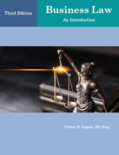 Business Law: An Introduction book cover by Victor Lopez