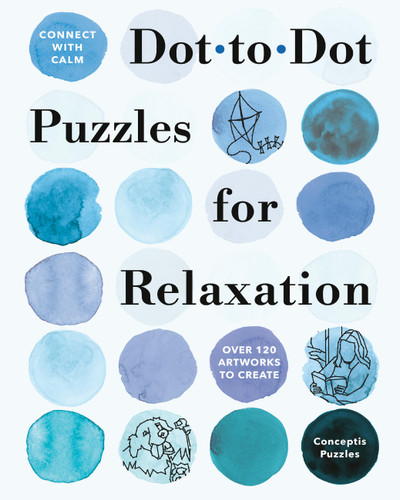 Connect with Calm: Dot-to-Dot Puzzles for Relaxation (Connect With Calm) book cover by Conceptis Puzzles