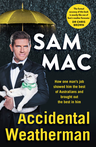 Accidental Weatherman book cover by Sam McMillan