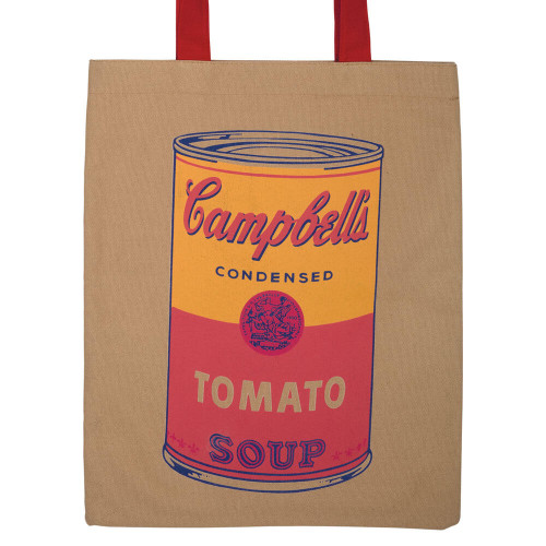Andy Warhol Campbell's Soup Tote Bag book cover by Andy Warhol