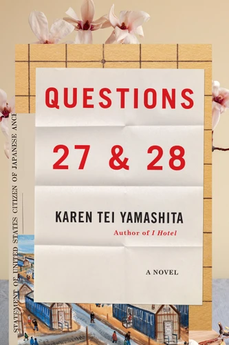 Questions 27 & 28 book cover by Karen Tei Yamashita