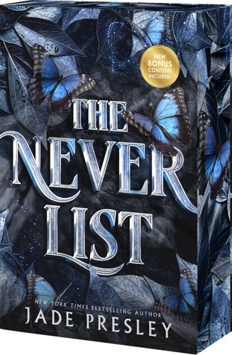 The Never List: A Spicy Why-Choose Romantasy book cover by Jade Presley