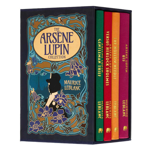 The Arsène Lupin Collection: Deluxe 4-Book Hardcover Boxed Set (Arcturus Collector's Classics) book cover by Maurice Leblanc