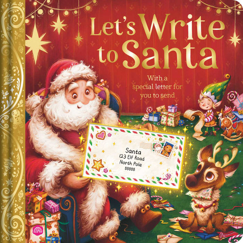 Let’s Write to Santa: A magical Christmas story with your very own letter for Santa book cover by IglooBooks